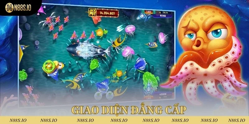 Giao diện độc đáo của săn cá bạch tuộc