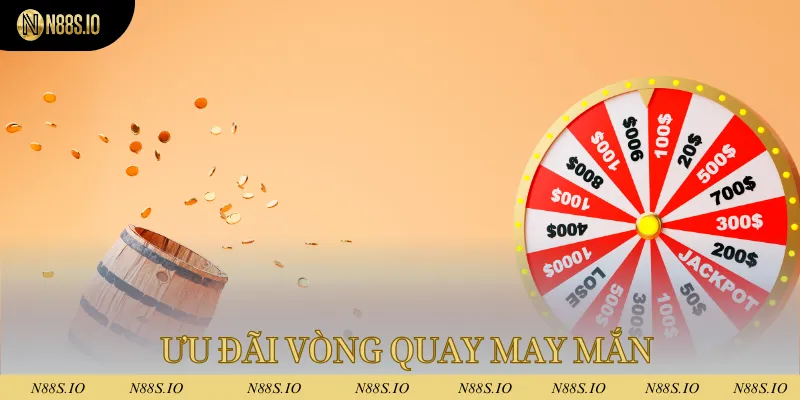 Ưu đãi vòng quay may mắn mang kèm nhiều phần thưởng