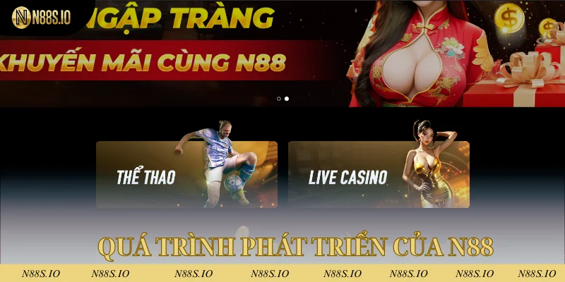 Quá trình phát triển của nhà cái N88